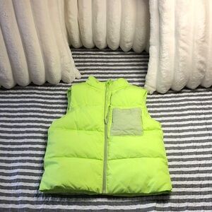Cat & Jack Lime Green Puffer Vest